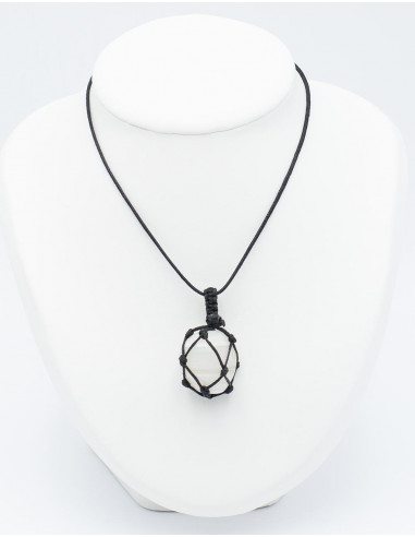 Macrame Stone Pendant