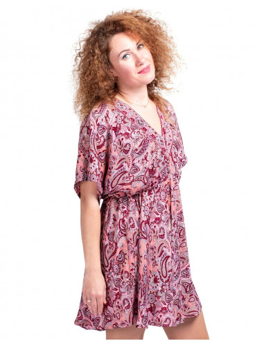 vestido-corto-boho-style-estampado-rosa