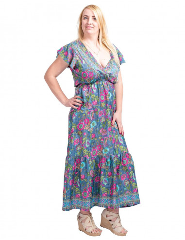 Silk Printed Dress