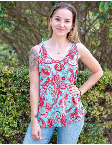 camiseta-celeste-rojo-tirantes-anchos-verano