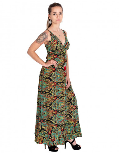 vestido-largo-verde-tirantes-verano