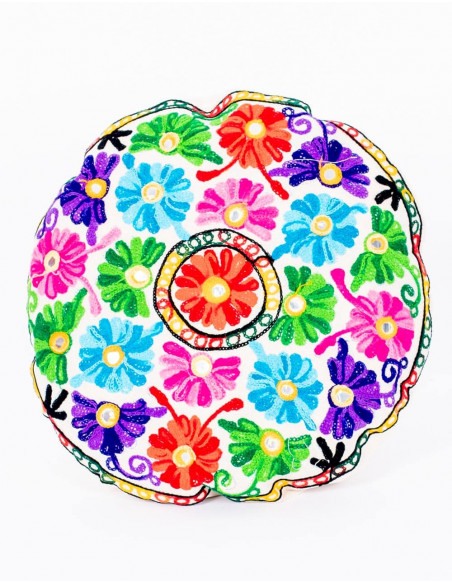 cojin-circular-con-bordado-flores