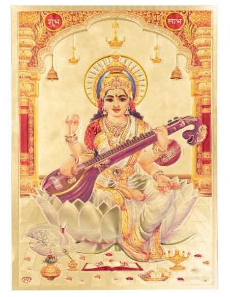 Foil Sticker Saraswati
