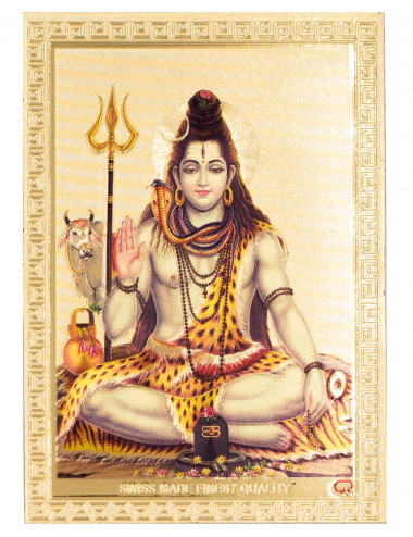 Shiva sticker stamp