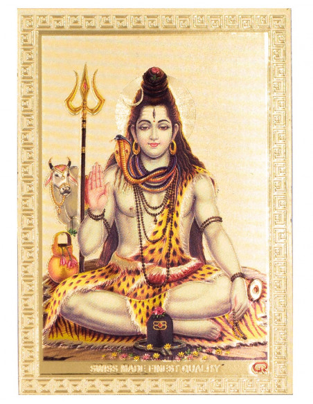 Shiva sticker stamp