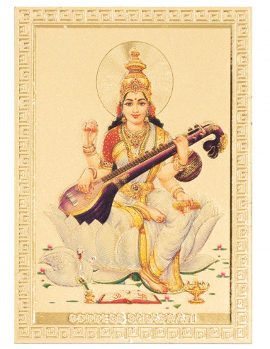 Saraswati Sticker Stamp