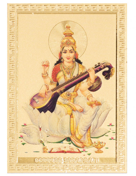 Saraswati Sticker Stamp