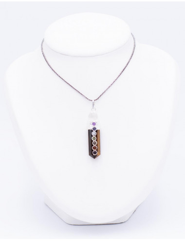 Octagonal pendant with ball