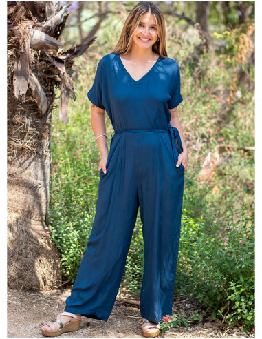 Plain Long Jumpsuit
