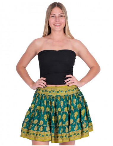 Short Ruffled Skirt