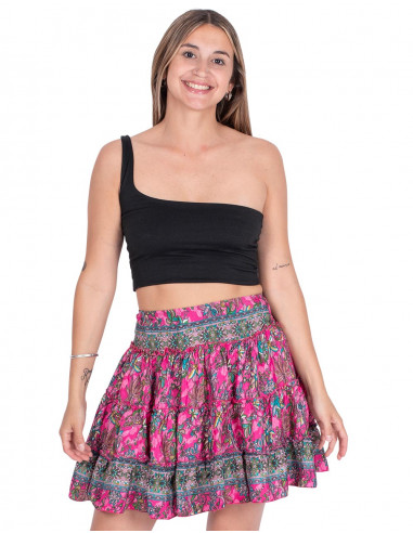 Short Ruffled Skirt