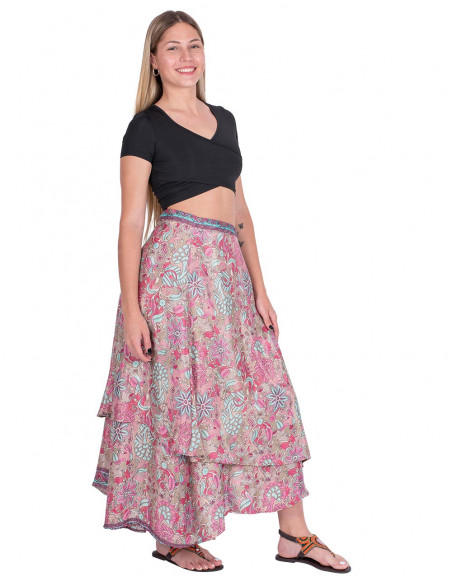 Long Skirt Two Layers