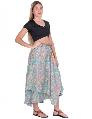 Long Skirt Two Layers
