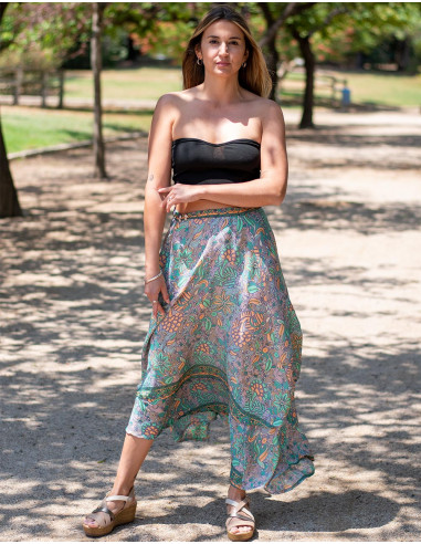 Long Skirt Two Layers
