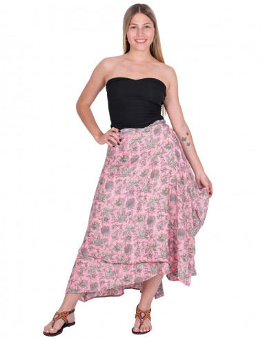 Long Skirt Two Layers