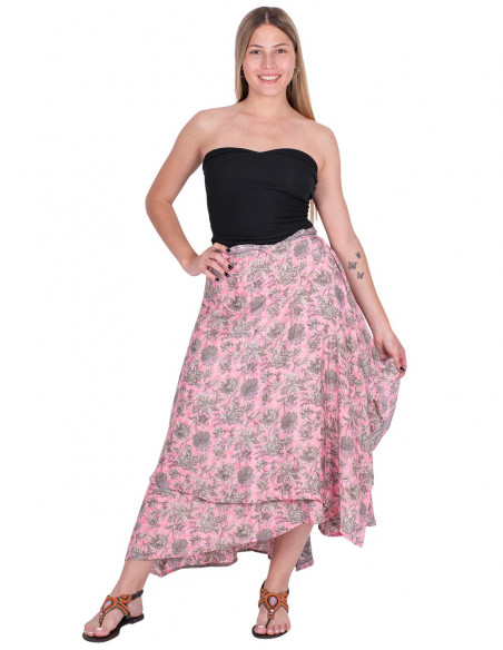 Long Skirt Two Layers