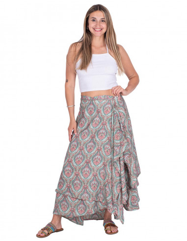 Long Skirt Two Layers