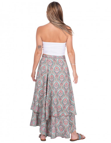 Long Skirt Two Layers