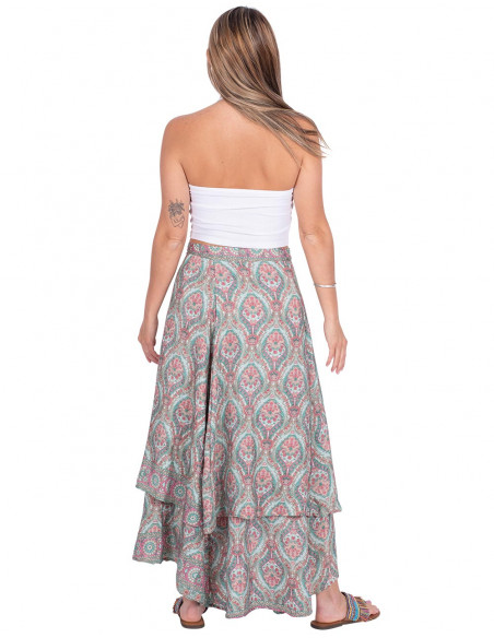 Long Skirt Two Layers