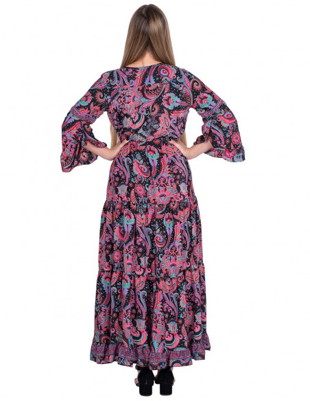 vestido-estilo-boho-seda-largo-negro