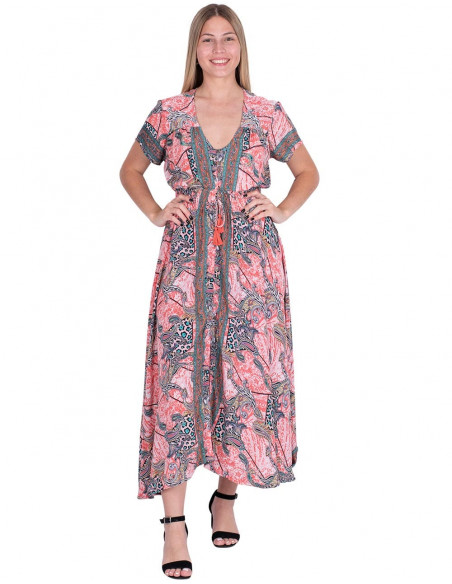 Long Button-Down Dress