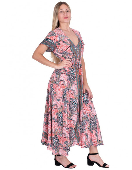 Long Button-Down Dress