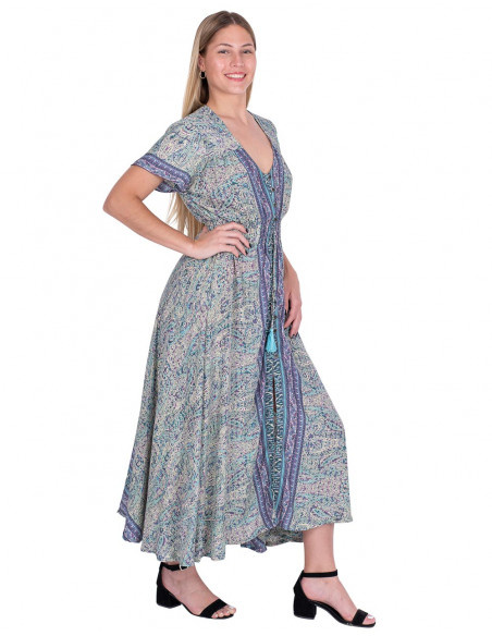 Long Button-Down Dress