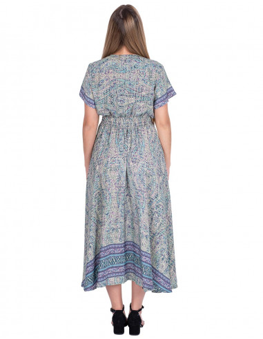 Buttoned Long Dress