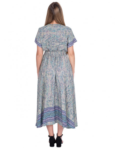 Buttoned Long Dress