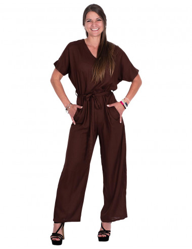 Plain Long Jumpsuit