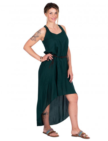 vestido-verde-corto-adelante-largo-atras