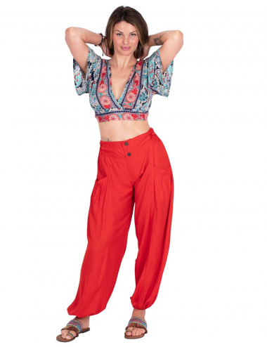 top-cropped-azul-estampado-escote-pico