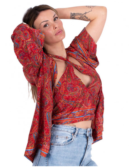 set-top-y-kimono-seda-estampado-rojo