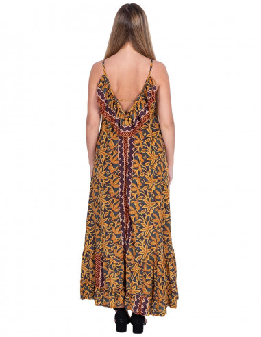 vestido-largo-escote-pico-amarillo