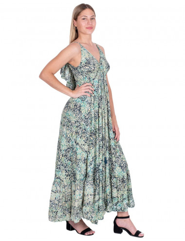 Ruffled Back Dress