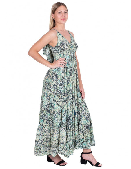 Ruffled Back Dress