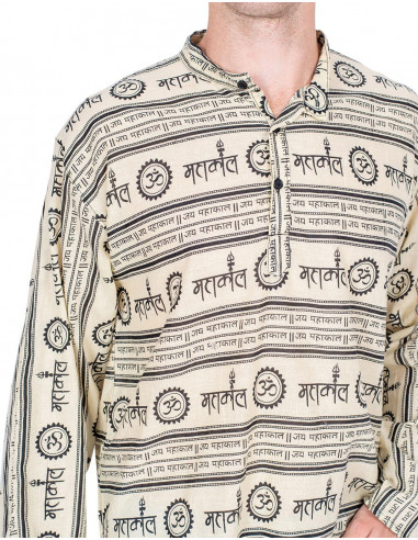 camisa-beige-dibujos-etnicos-hombre