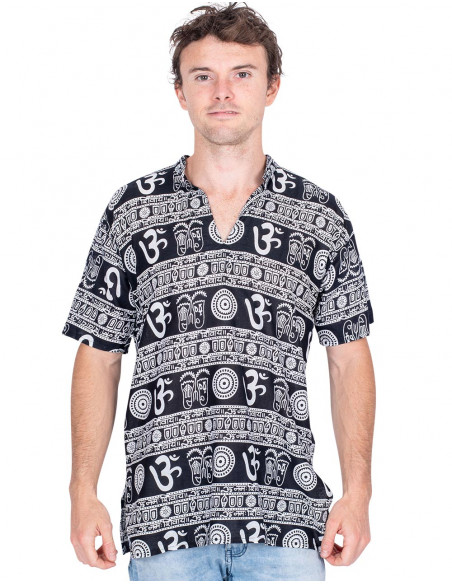 camisa-negra-etnica-dibujos-om-hombre