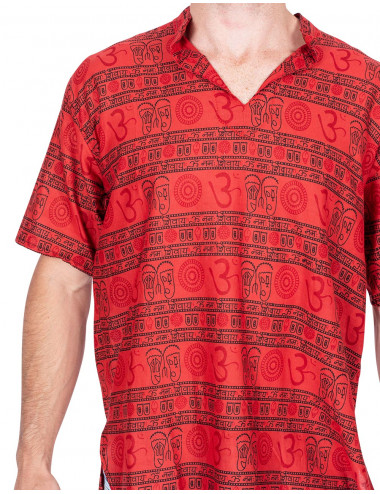 Shirt with Om Symbol