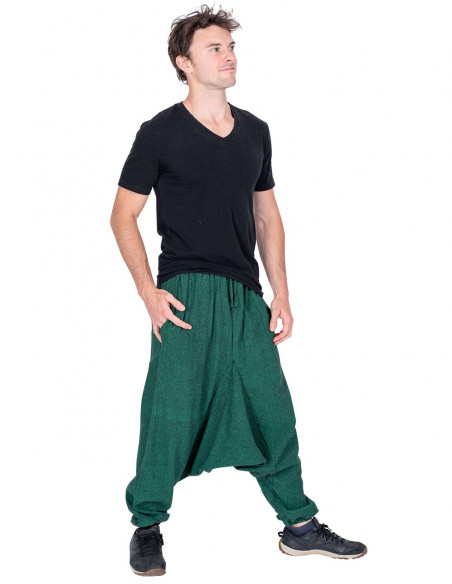 pantalon-saruel-verde-algodon-lino