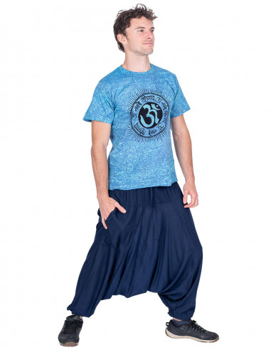 pantalon-liso-afgano-unisex-azul