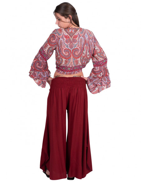 pantalon-falda-verano-rayon-burdeos