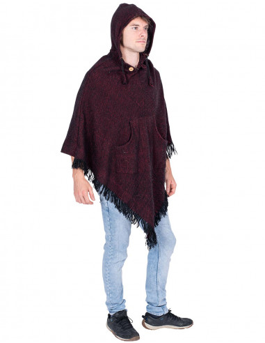 poncho-hombre-burdeos-capucha