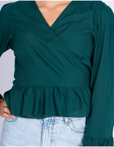 Ruffled blouse