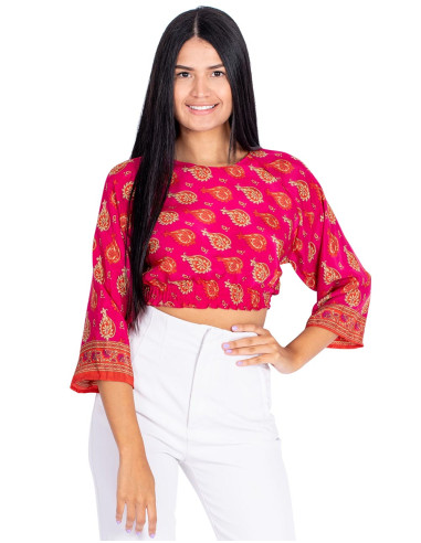 Top Cropped Pink