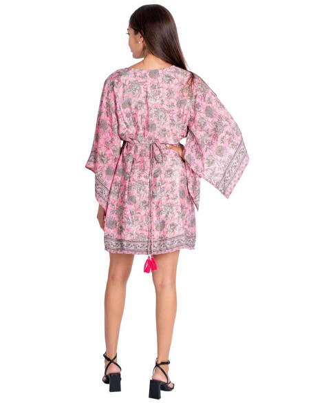 Silk Floral Dress