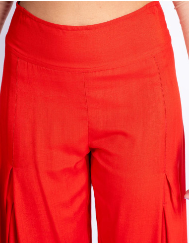 pantalon-recto-con-pinzas-rayon-rojo