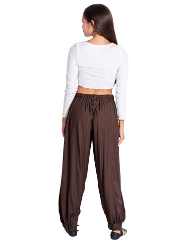 pantalon-marron-bombacho-unisex