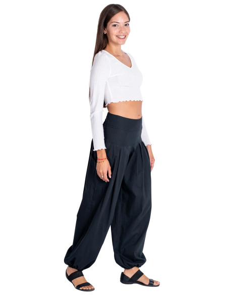 Black Cotton Bloomers