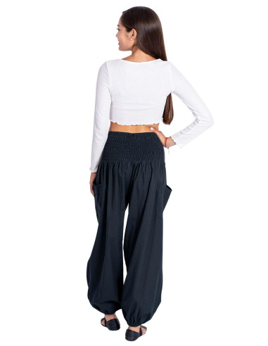 Black Cotton Bloomers